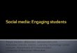 Social Media: Engaging Students, SUNY