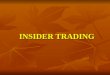 Insider Trading (SEBI)
