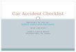 Car Accident Checklist