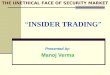 Insider Trading Ppt