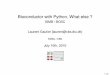 Gautier bosc2010 pythonbioconductor