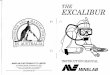 Instruction Manual Minelab Excalibur Metal Detector English Language`