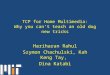 TCP for Home Multimedia: Why you can’t teach an old dog new tricks