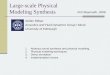 Large-scale Physical Modeling Synthesis
