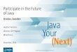 Participate in the Future of Java Oredev