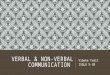 Verbal & non verbal communication