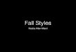 Styling Portfolio
