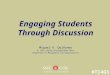 Engaging students through discussion