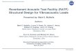Reverberant Acoustic Test Facility (RATF) Structural Design for Vibroacoustic Loads ·  · 2015-06-10Reverberant Acoustic Test Facility (RATF) Structural Design for Vibroacoustic