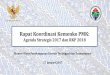 Agenda Strategis 2017 dan RKP 2018 - balilatfo.kemendesa.go.id · KESEJAHTERAAN MASYARAKAT DI PERDESAAN, DAERAH TERTINGGAL, KAWASAN PERBATASAN, DAN ... Terbatasnya infrastruktur dasar