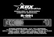 R-091 ENG ESP.5046 AUTOSOUND-RE · - 4 - 1.3 remote control description 30. stop button 21. st/# button 1. back button 2. menu button 3. power button 4. button 5. button 6