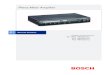 Plena Mixer Amplifier · Bosch Security Systems | 2007-11 | PLE-1MA030-EU, PLE-1MA060-EU, PLE-1MA120-EU en Plena Mixer Amplifier | Installation and User Instructions en | 2 Important