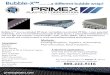 Bubble-X™……..a different bubble wrap! - Primex Plastics · 2018-11-07 · ABS ♦Bubble-X ♦Cor-x ♦Polyester Polyethylene ♦Polypropylene ♦Polystyrene Print-X ♦TPE ♦TPO