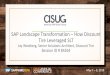 SAP Landscape Transformation How Discount Tire Leveraged SLT AC Slide Decks... · Landscape Architecture SAP CARAB 1.0 SPS4 ** Netweaver 7.50 SP0 HANA HANA Data Lake SAP SLT 2.0 Netweaver
