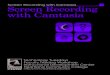 Screen Recording with Camtasia Screen Recording with · PDF file Screen Recording with Camtasia Camtasia is screen recording software that you can use to create video tutorials showing