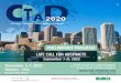 PRELIMINARY PROGRAM · CTAD 2020 7 Program at a glance 4.00 p.m Opening Ceremony and CTAD Lifetime Achievement Award 4.30 p.m SYMPOSIUM 1: Development of a Vaccine for Prevention