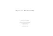 Special Relativity - CCPP