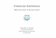 Financial Estimates - Jamia Millia Islamia