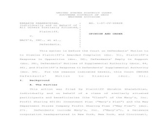 Corporate Corruption Within Macy's Inc