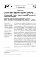 Page 1: The Sequence Dependence of Human Nucleotide Excision Repair Efficiencies of Benzo[ a]pyrene-derived DNA Lesions: Insights into the Structural Factors that Favor Dual Incisions